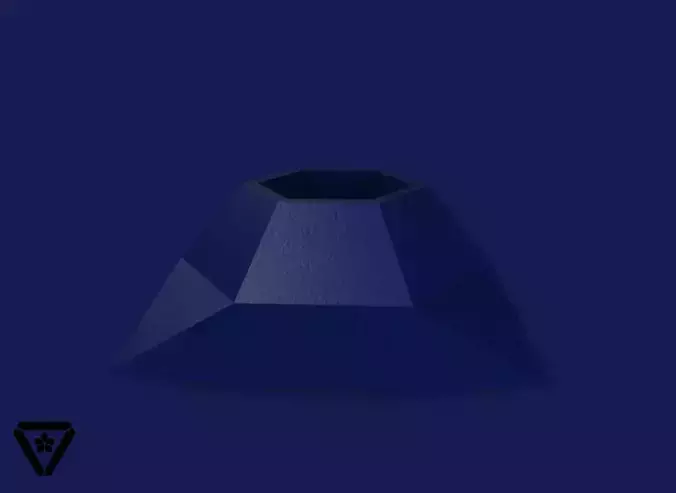 104 Random Geometric Bonsai Pot  V2 Olara