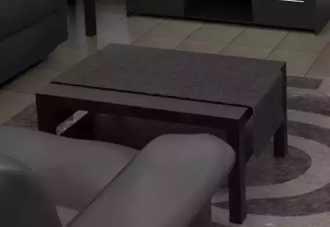 Table and side table Free 3D print model