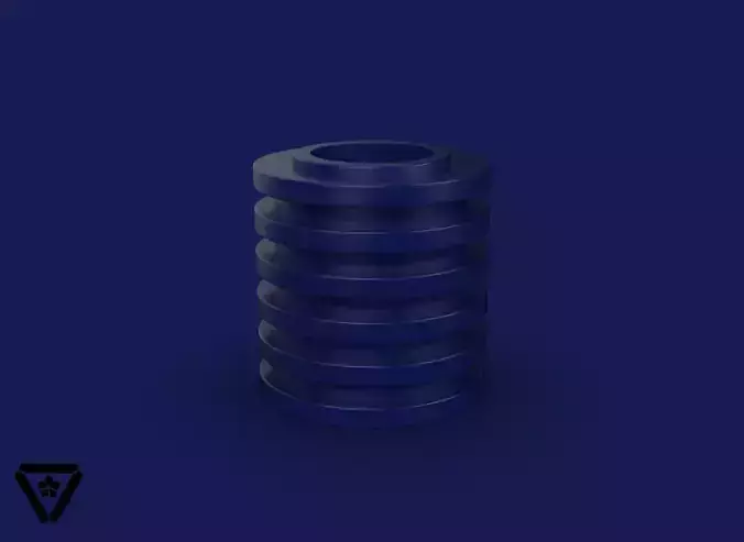 107 Cylinder Geometric Bonsai Pot  V16  Yukio