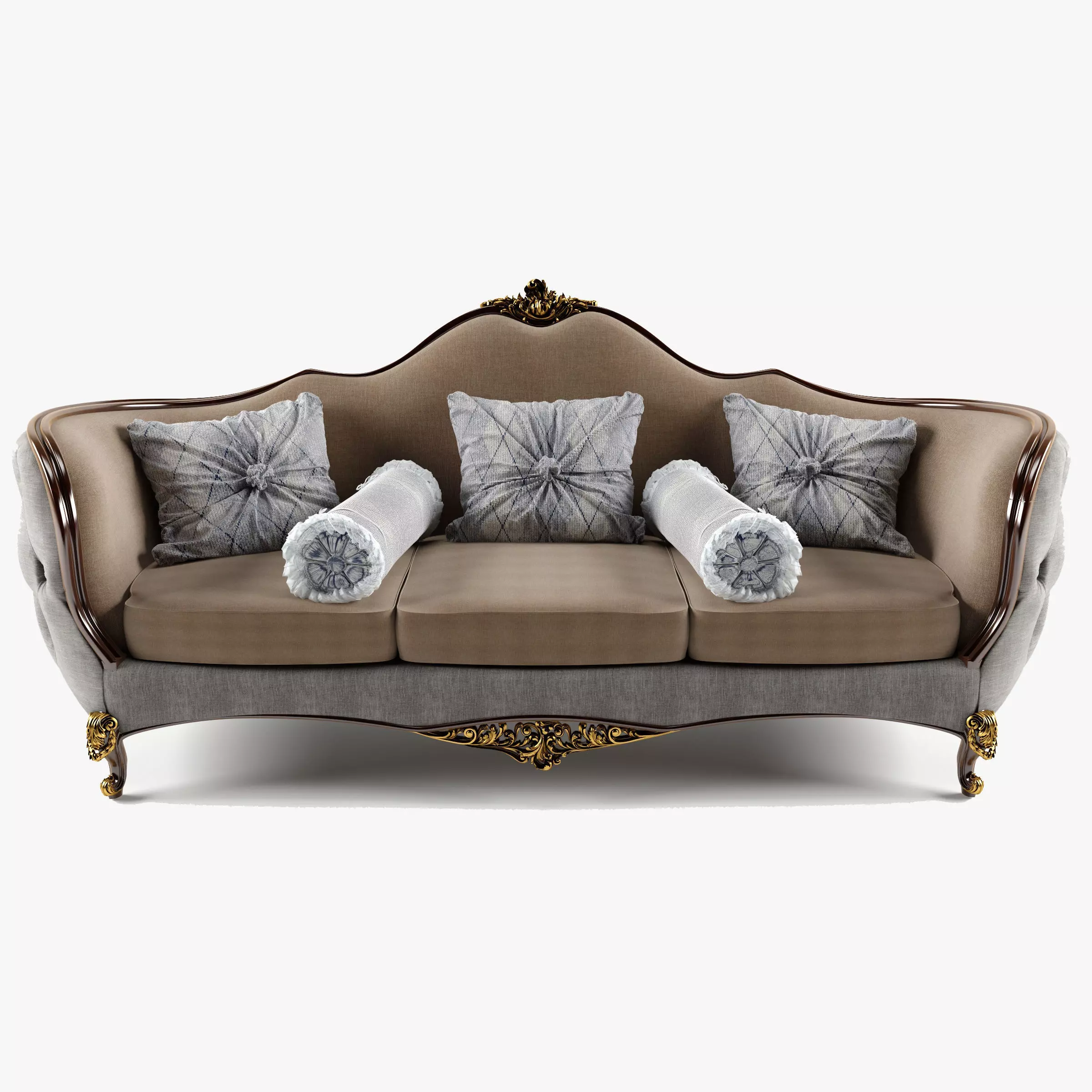 classic sofa2 3D model_0