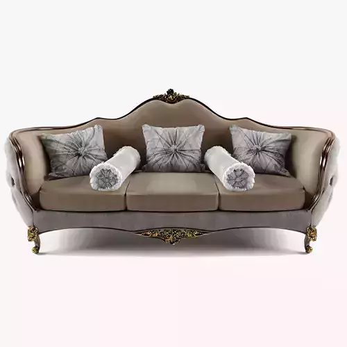 classic sofa2 3D model