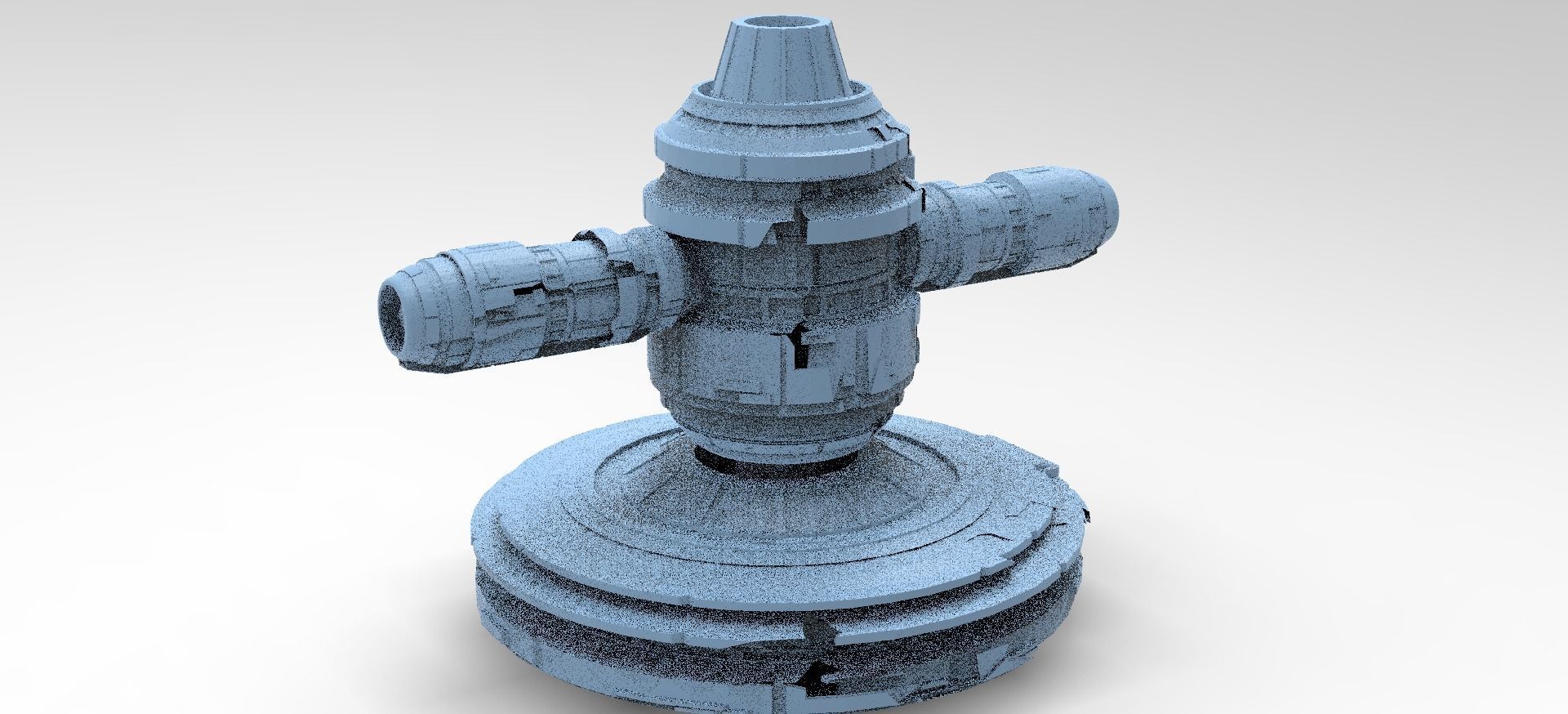 Moon Base Droid Relay Dome 2 3D model_1