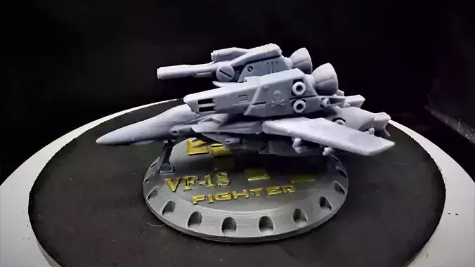 FIGHTER VF-1S - MACROSS ROBOTECH STATIC FIGURE 3D print model