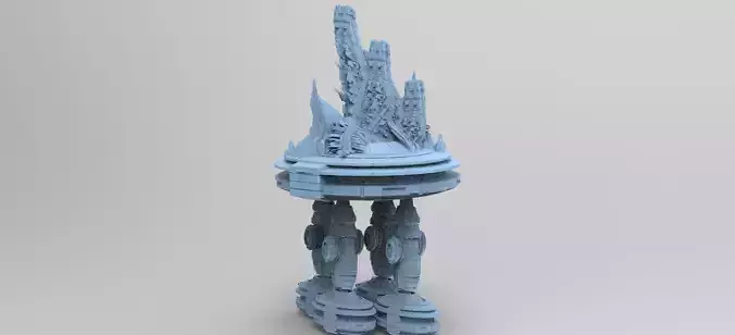 Mars Base Droid Relay Dome Rocks 3