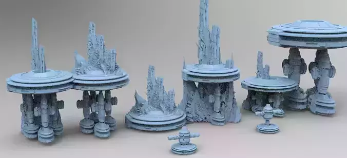 Mars Storm Tech Rocks 7 designs