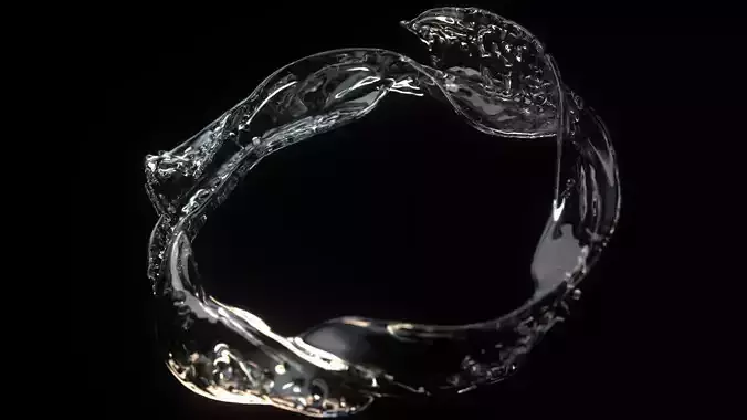 Water Circle Animated  3D model