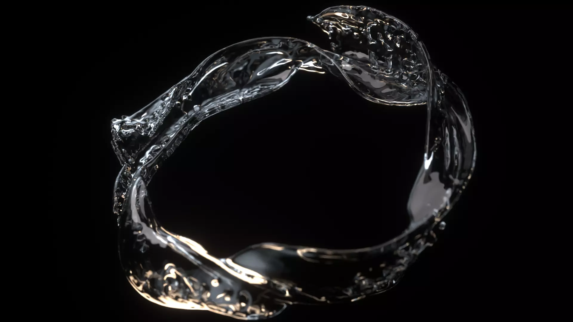 Water Circle Animated  3D model_0