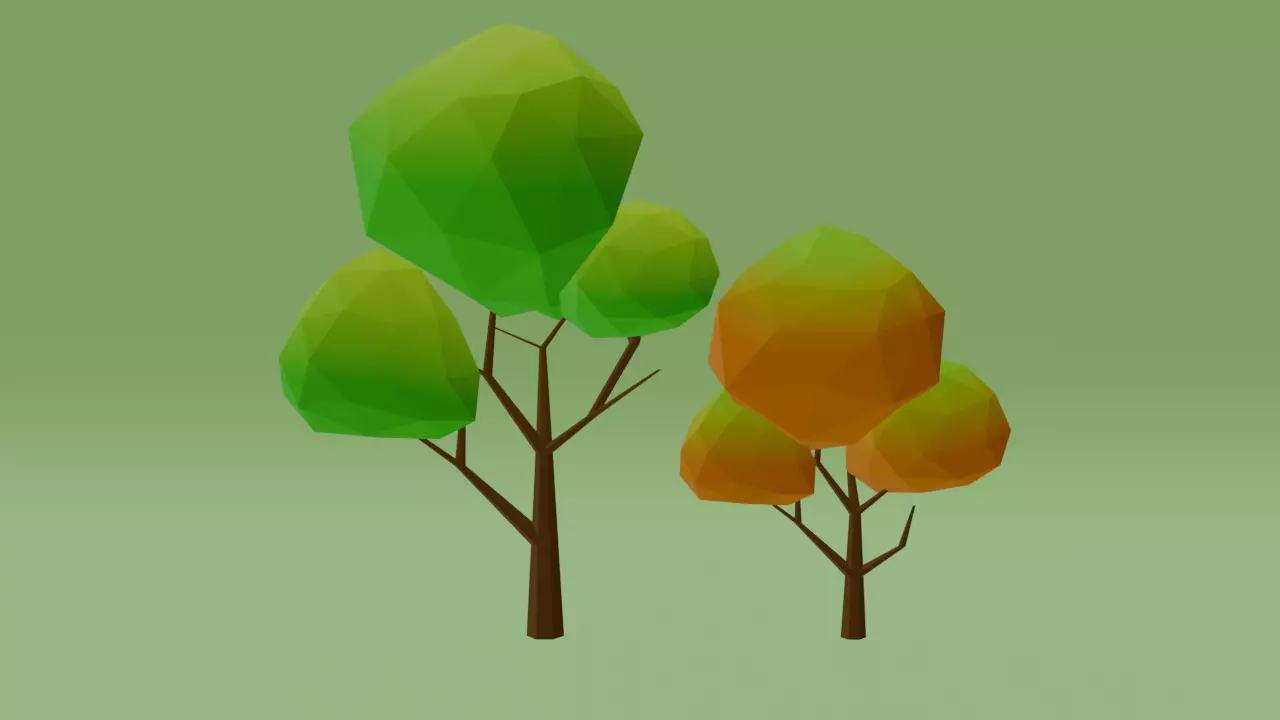 Tree Low Poly Free low-poly 3D model_0