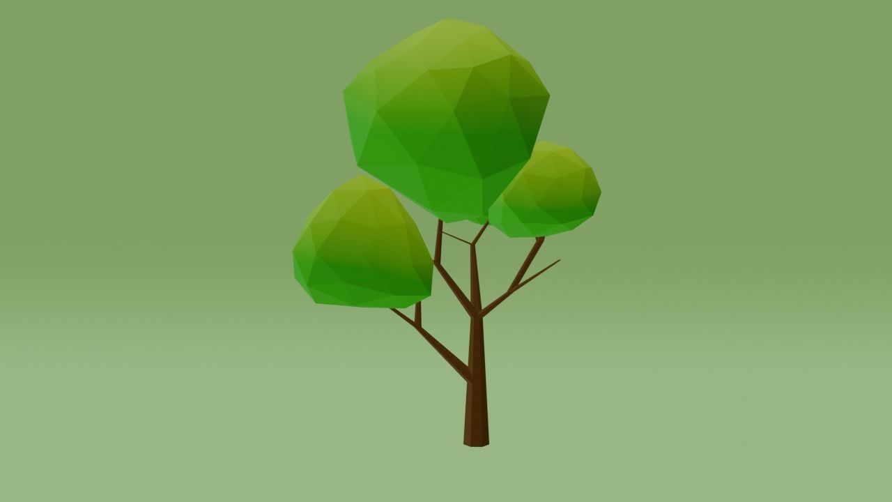 Tree Low Poly Free low-poly 3D model_2