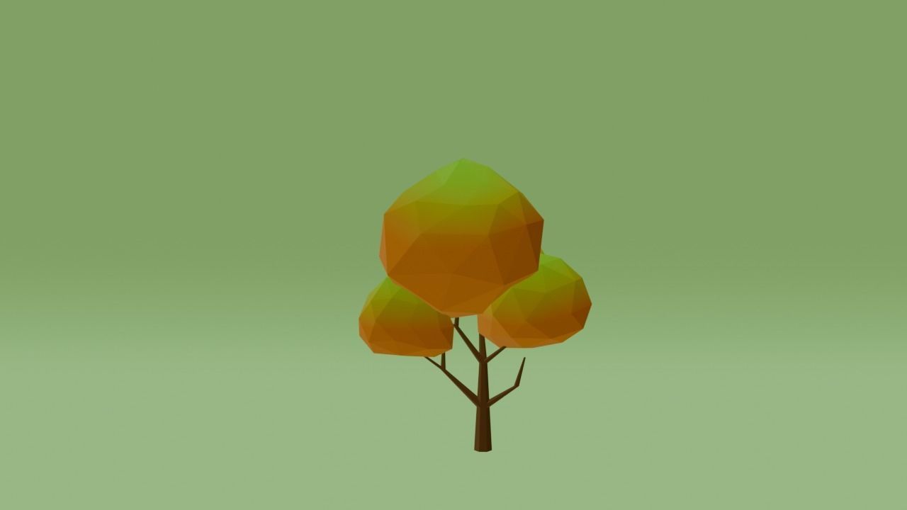 Tree Low Poly Free low-poly 3D model_1