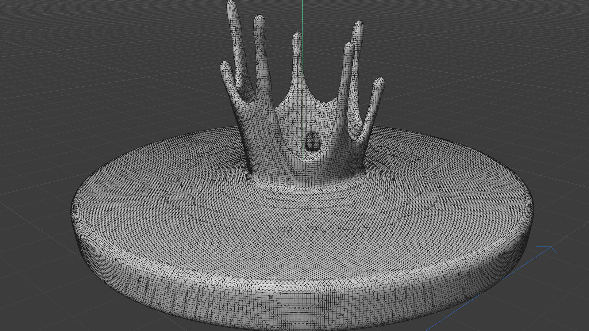 Cup Splash Animated  3D model_2