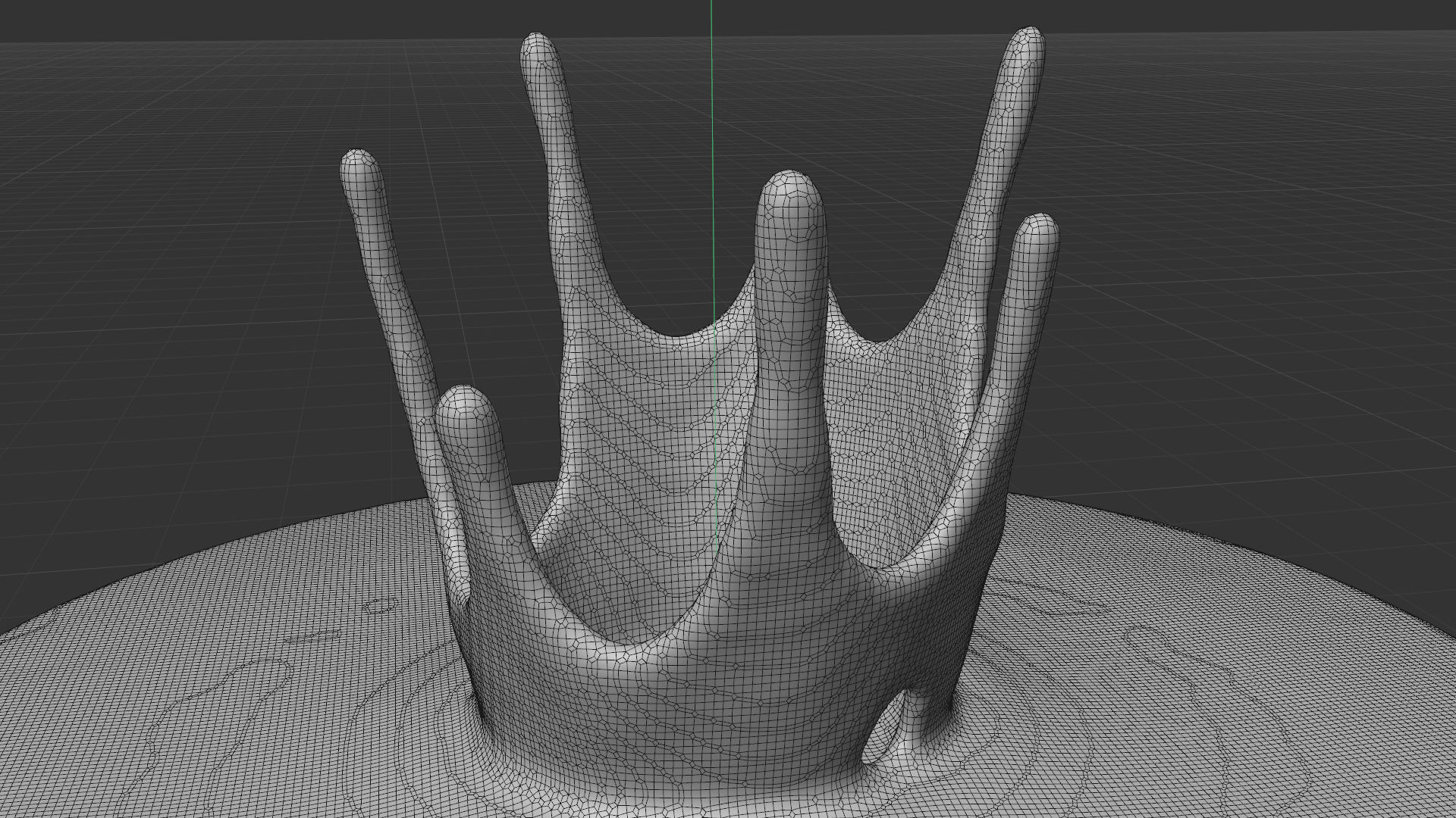 Cup Splash Animated  3D model_3