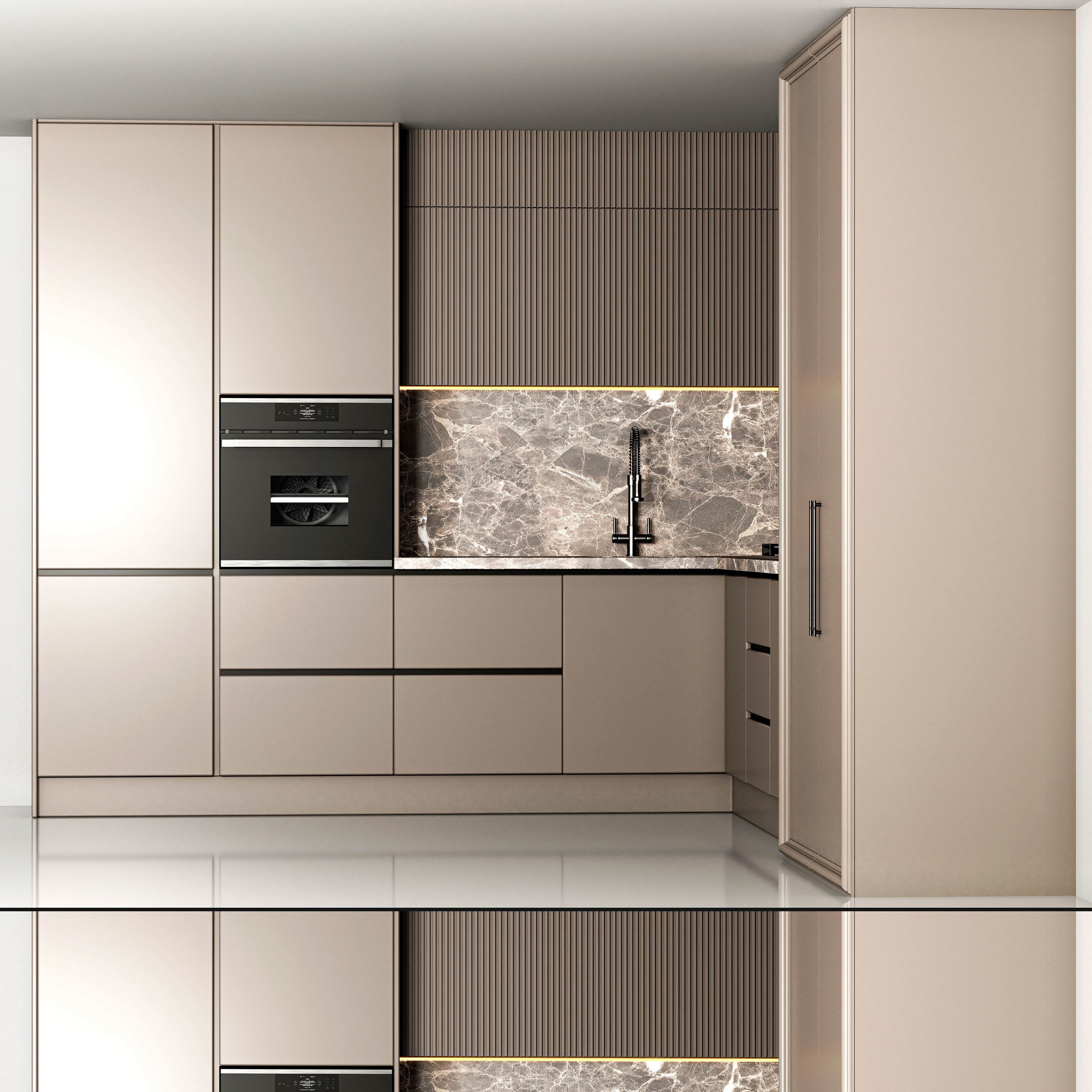 modern kitchen 07 3D model_2