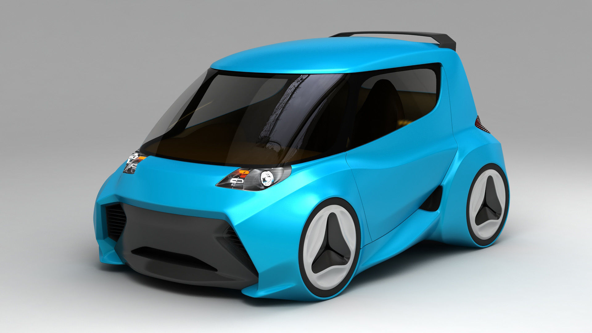 Kancil EV-4 3D model_1