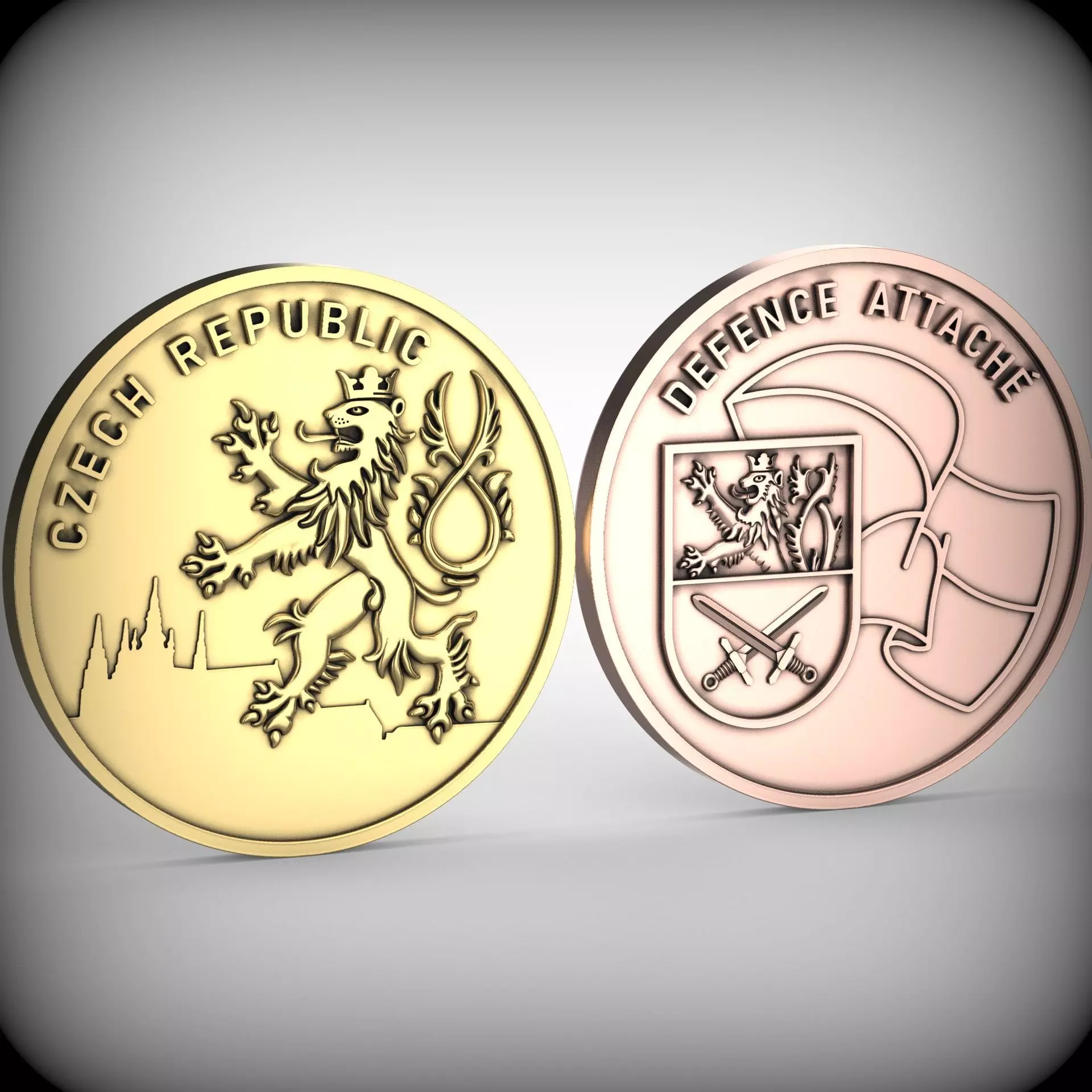 Lion Coin 3d Print Model 3D print model_0