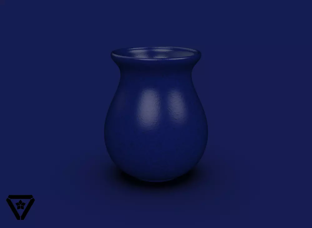126 Cylinder Pottery Vase  V23 Meiko 3D print model_0