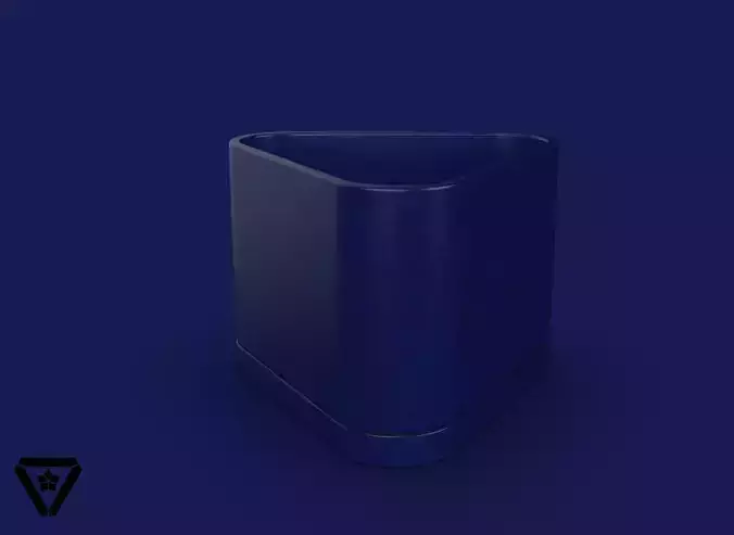 128 Random Geometry Ashtray Geometric Bonsai Pot  V5  Sayuri 