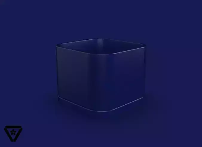 129 Random Rectangle Geometric Planter Pot  V6  Suzue