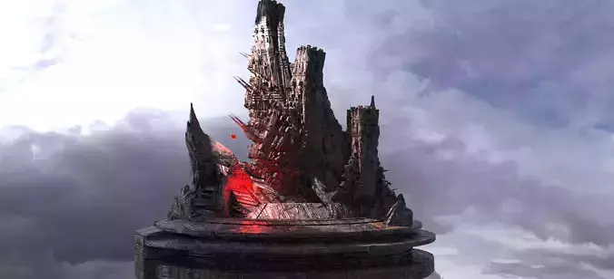 Mars Storm Tech Monolith 3D model