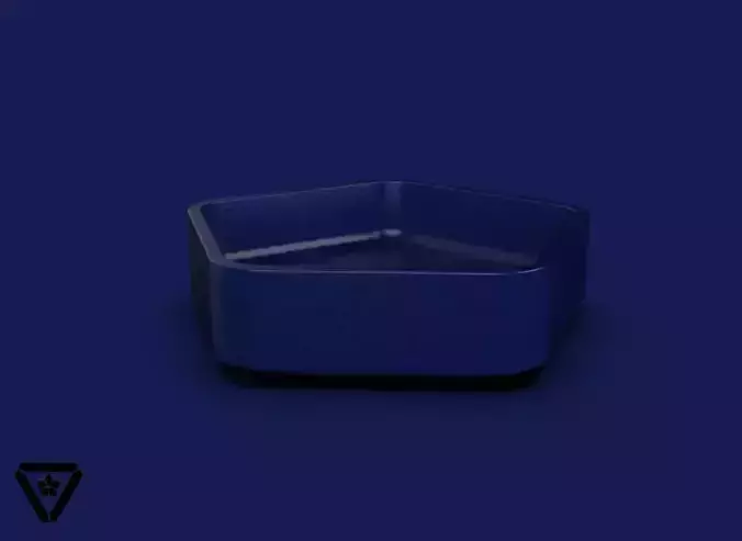 134 Stackable Pentagon Geometric Planter Pot V11 Nanako 3D print model