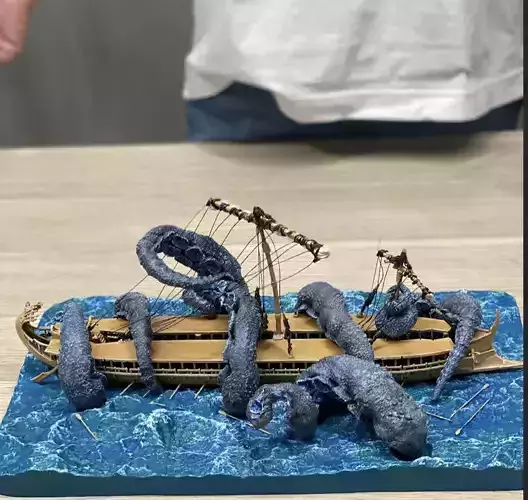 SCYLLA SEA MONSTER 3D print model