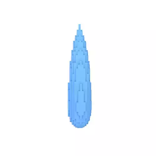 Voxel Water Drops v2 004