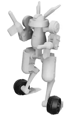 Calibunny original mecha 3d models