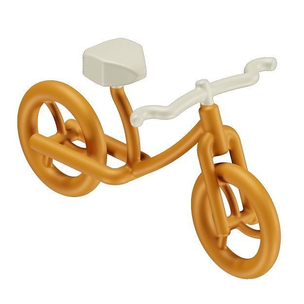 Toddler Bicylce Toy 3D model_2