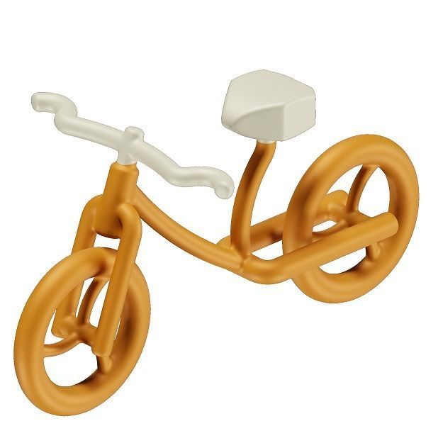 Toddler Bicylce Toy 3D model_1