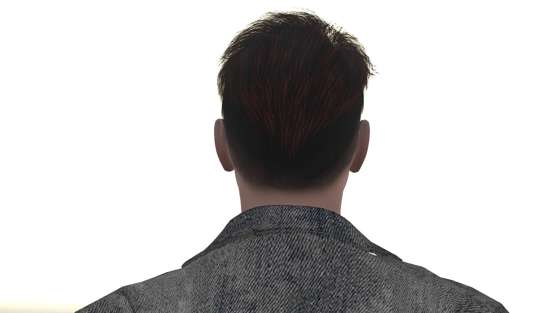 Ryan Gosling  Low-poly 3D model_12