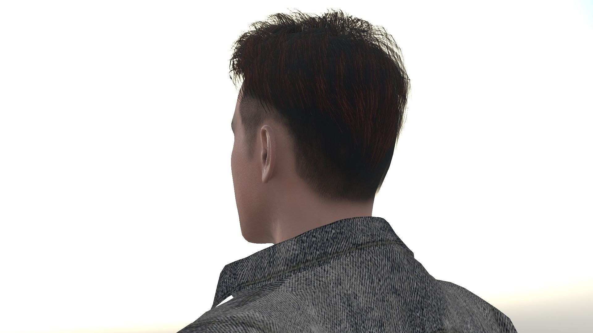 Ryan Gosling  Low-poly 3D model_14