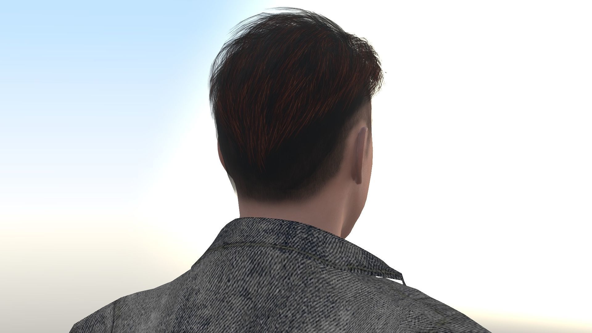 Ryan Gosling  Low-poly 3D model_11