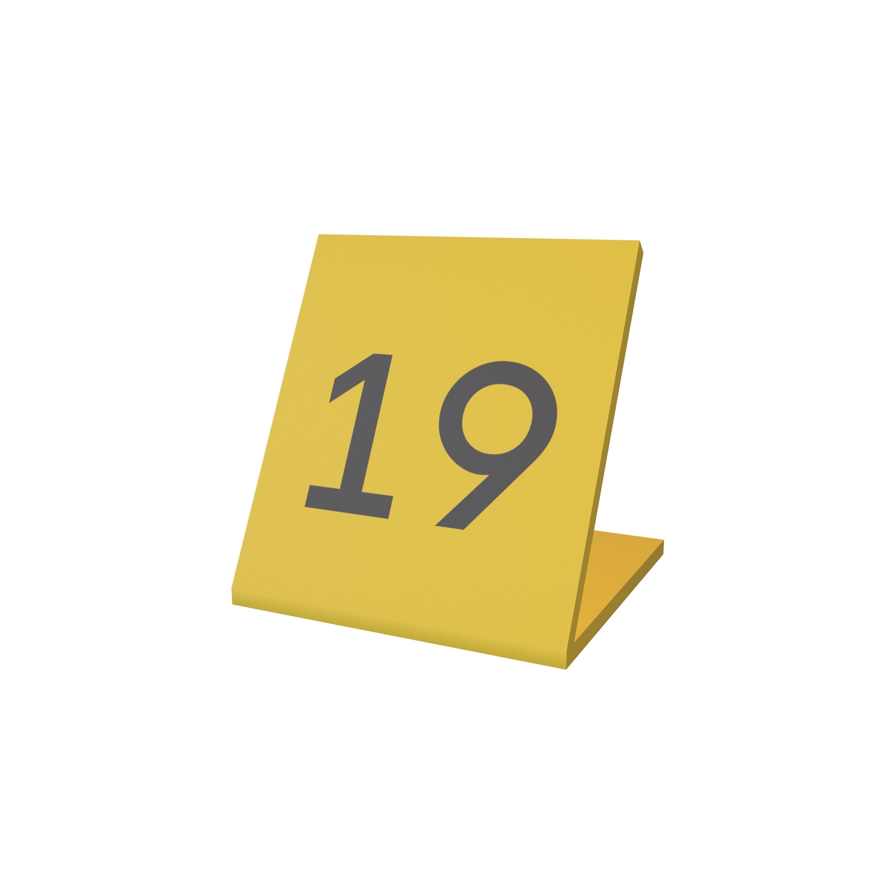 Crime Evidence Number Tag V1 Pack Vol1 Low-poly 3D model_44