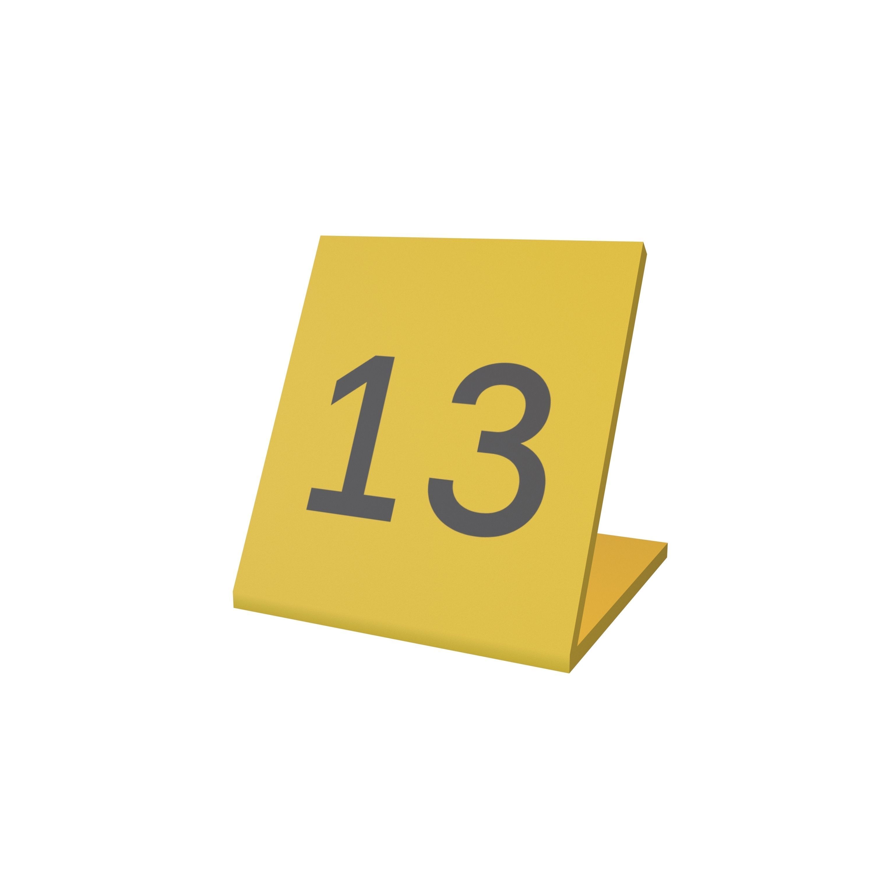 Crime Evidence Number Tag V1 Pack Vol1 Low-poly 3D model_17