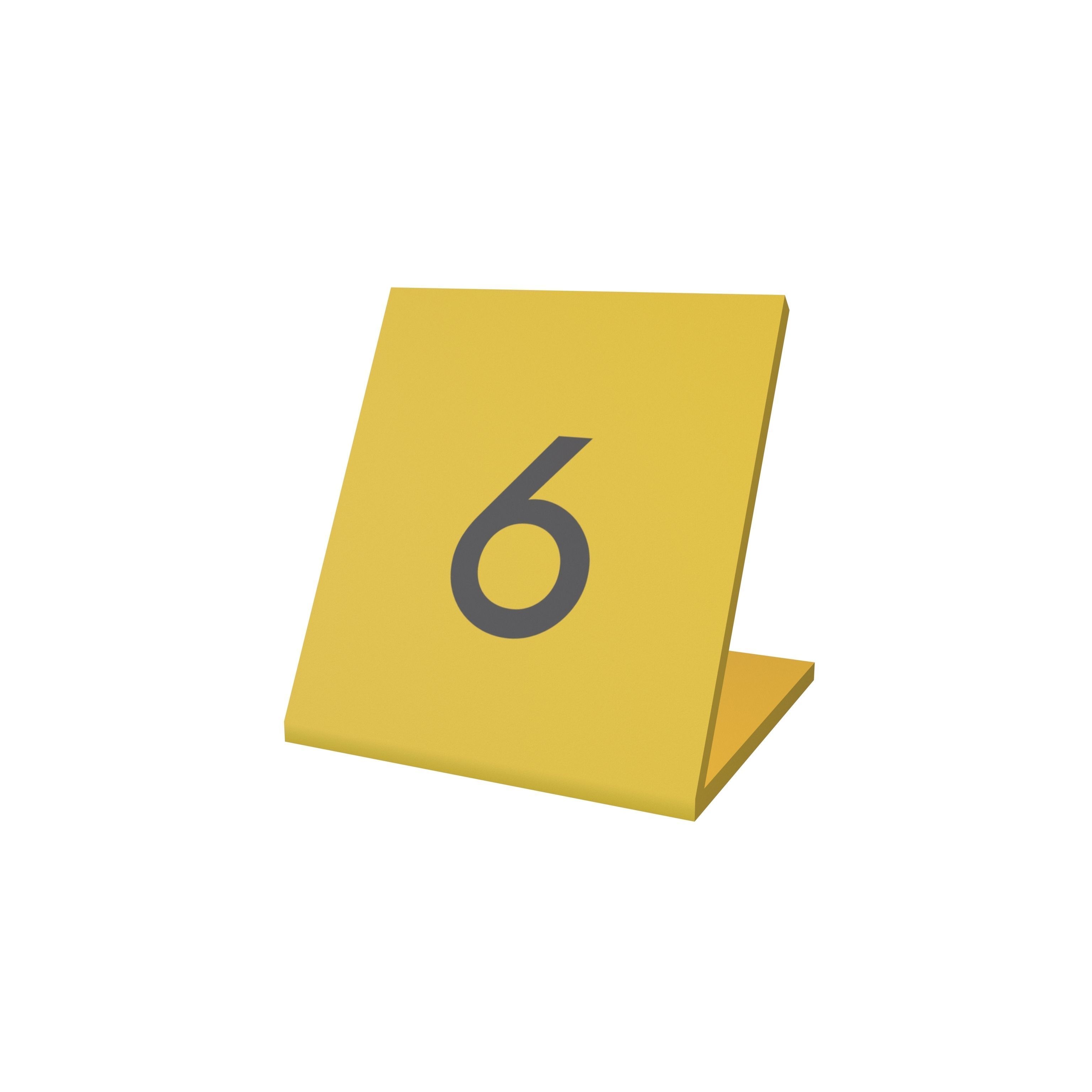 Crime Evidence Number Tag V1 Pack Vol1 Low-poly 3D model_69