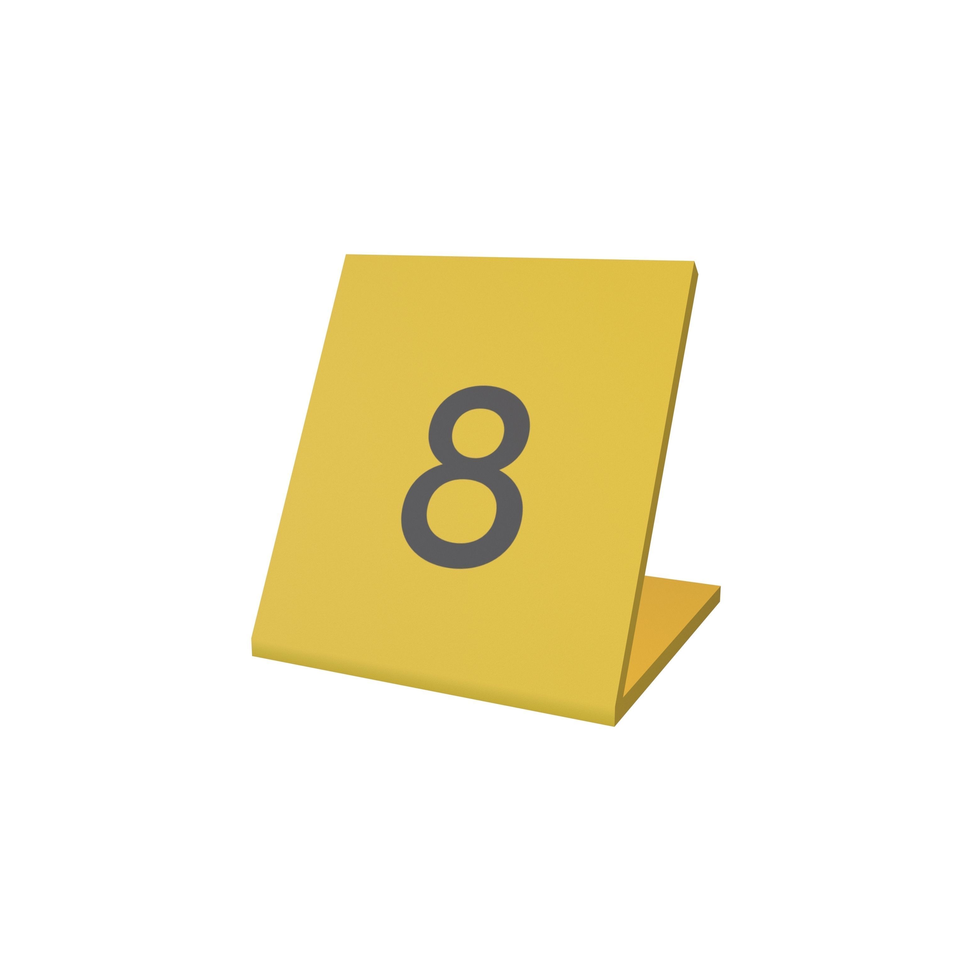 Crime Evidence Number Tag V1 Pack Vol1 Low-poly 3D model_77
