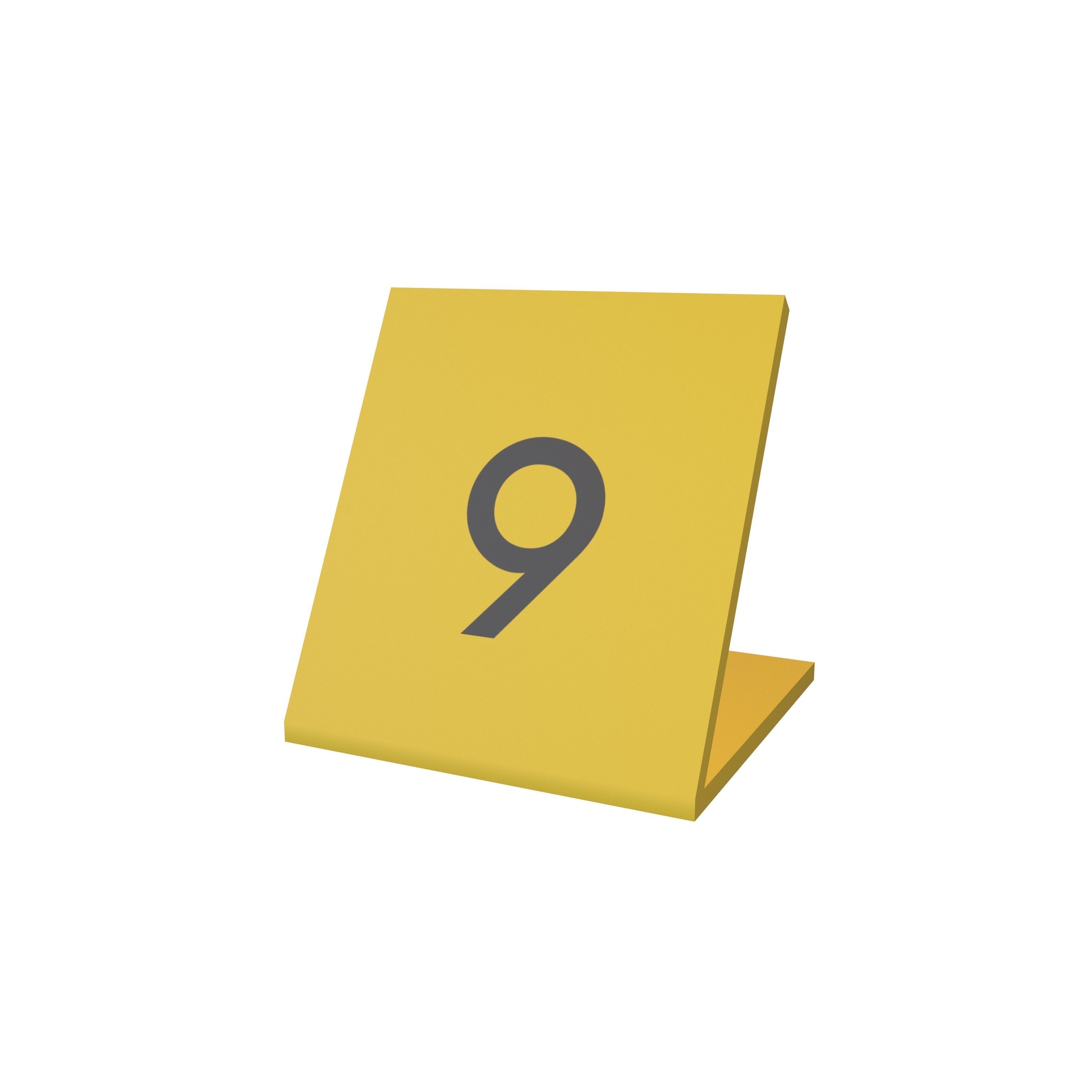 Crime Evidence Number Tag V1 Pack Vol1 Low-poly 3D model_81