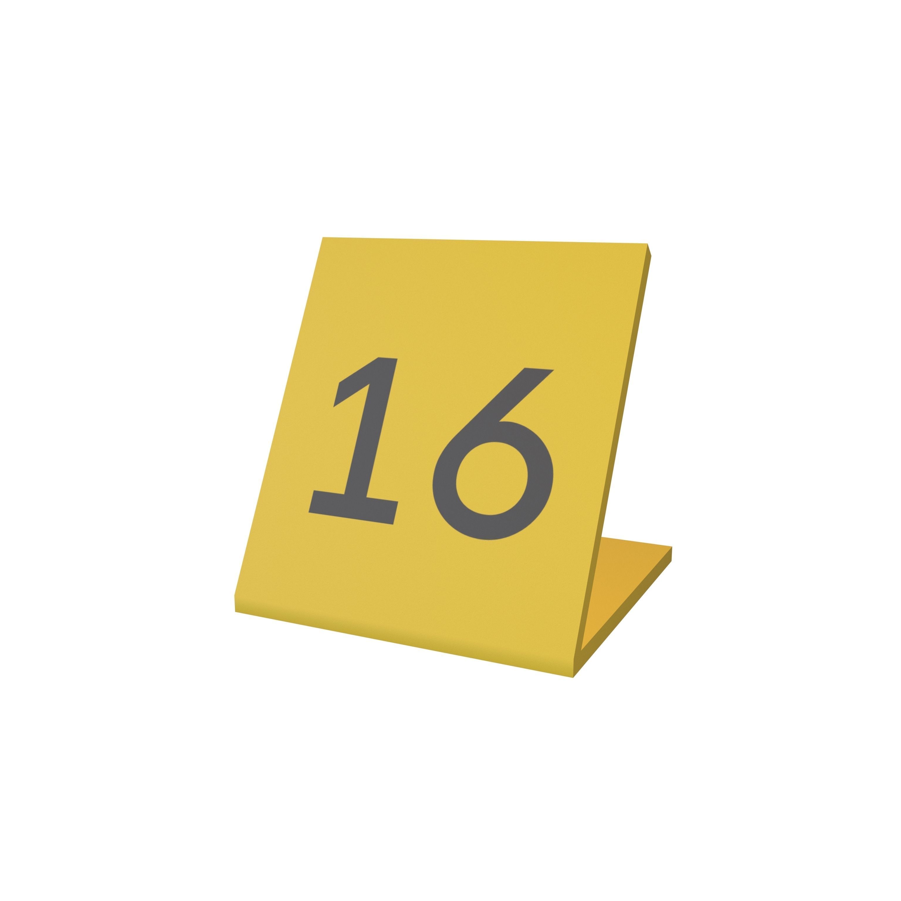 Crime Evidence Number Tag V1 Pack Vol1 Low-poly 3D model_31
