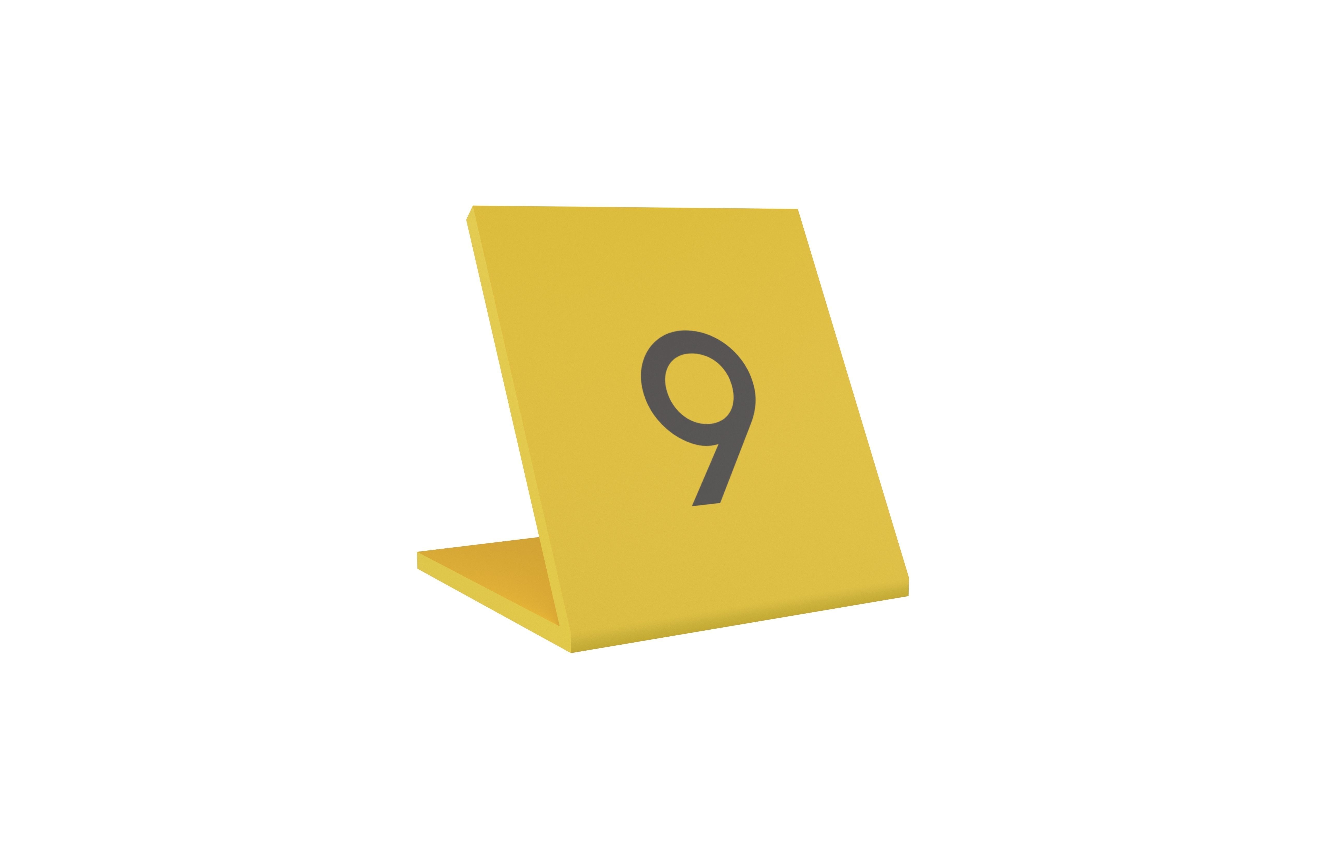 Crime Evidence Number Tag V1 Pack Vol1 Low-poly 3D model_82