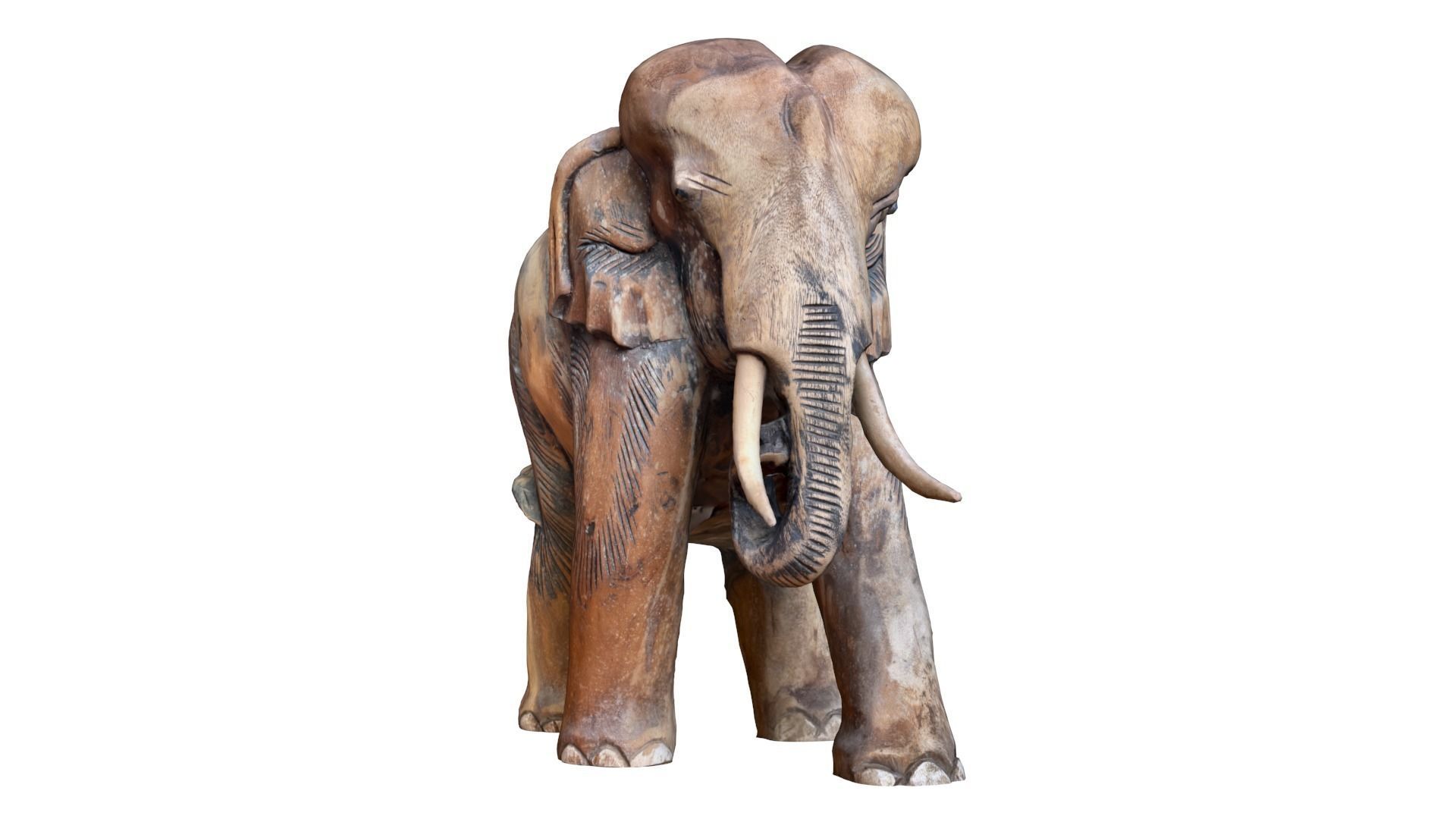 Elephant Sculpture 3D model_20