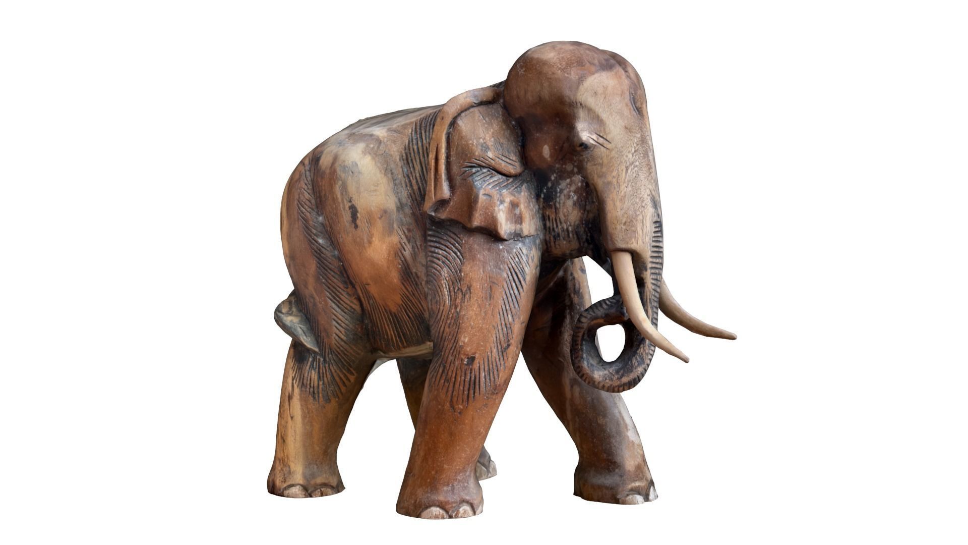 Elephant Sculpture 3D model_11