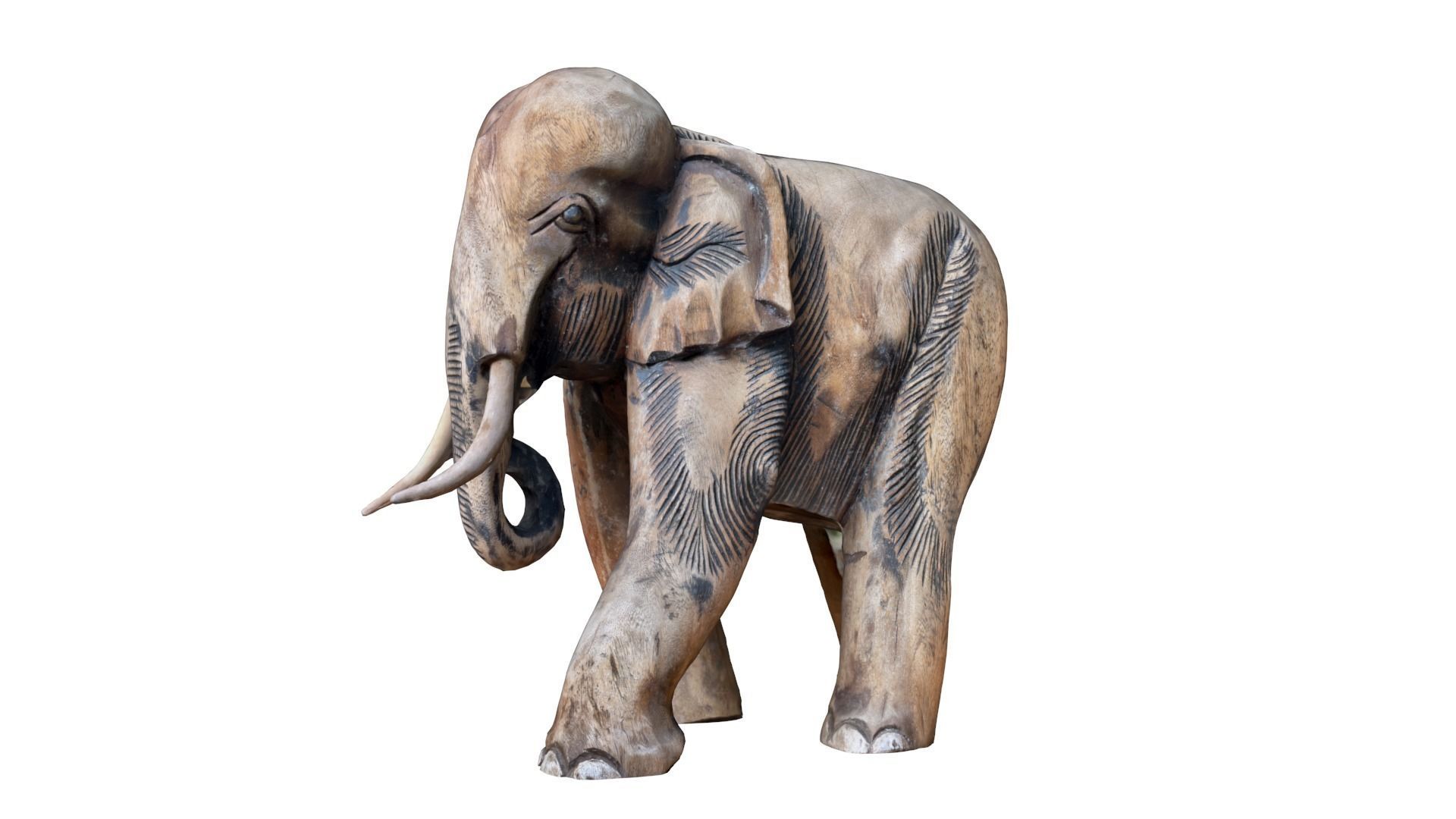 Elephant Sculpture 3D model_18