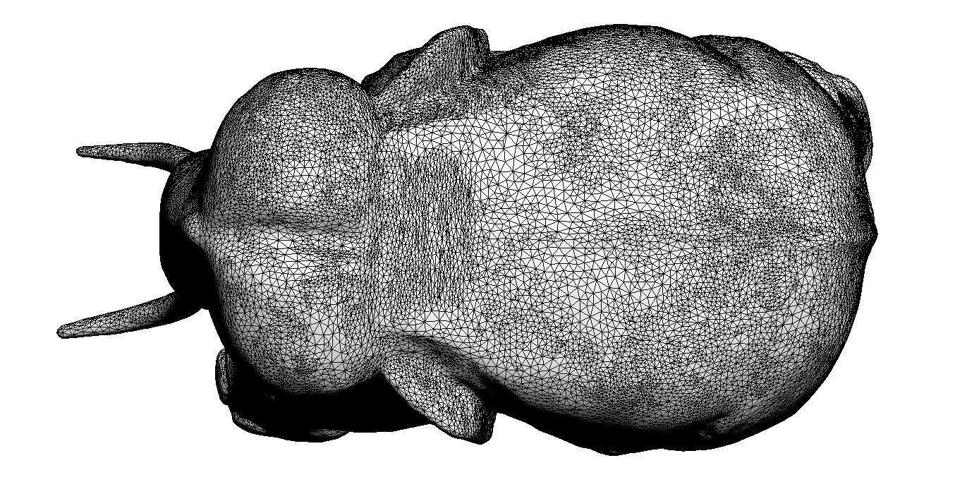 Elephant Sculpture 3D model_22