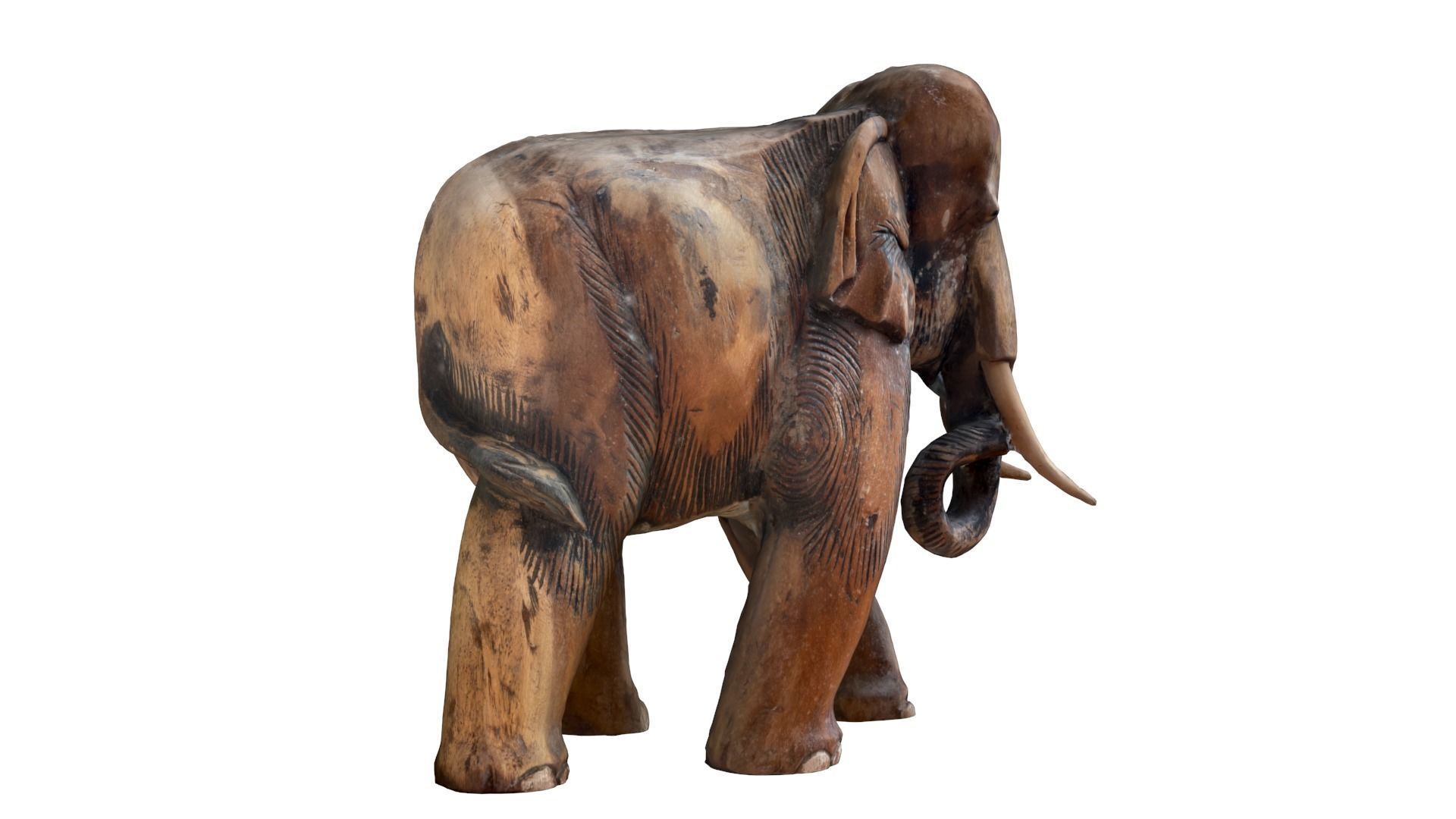 Elephant Sculpture 3D model_14