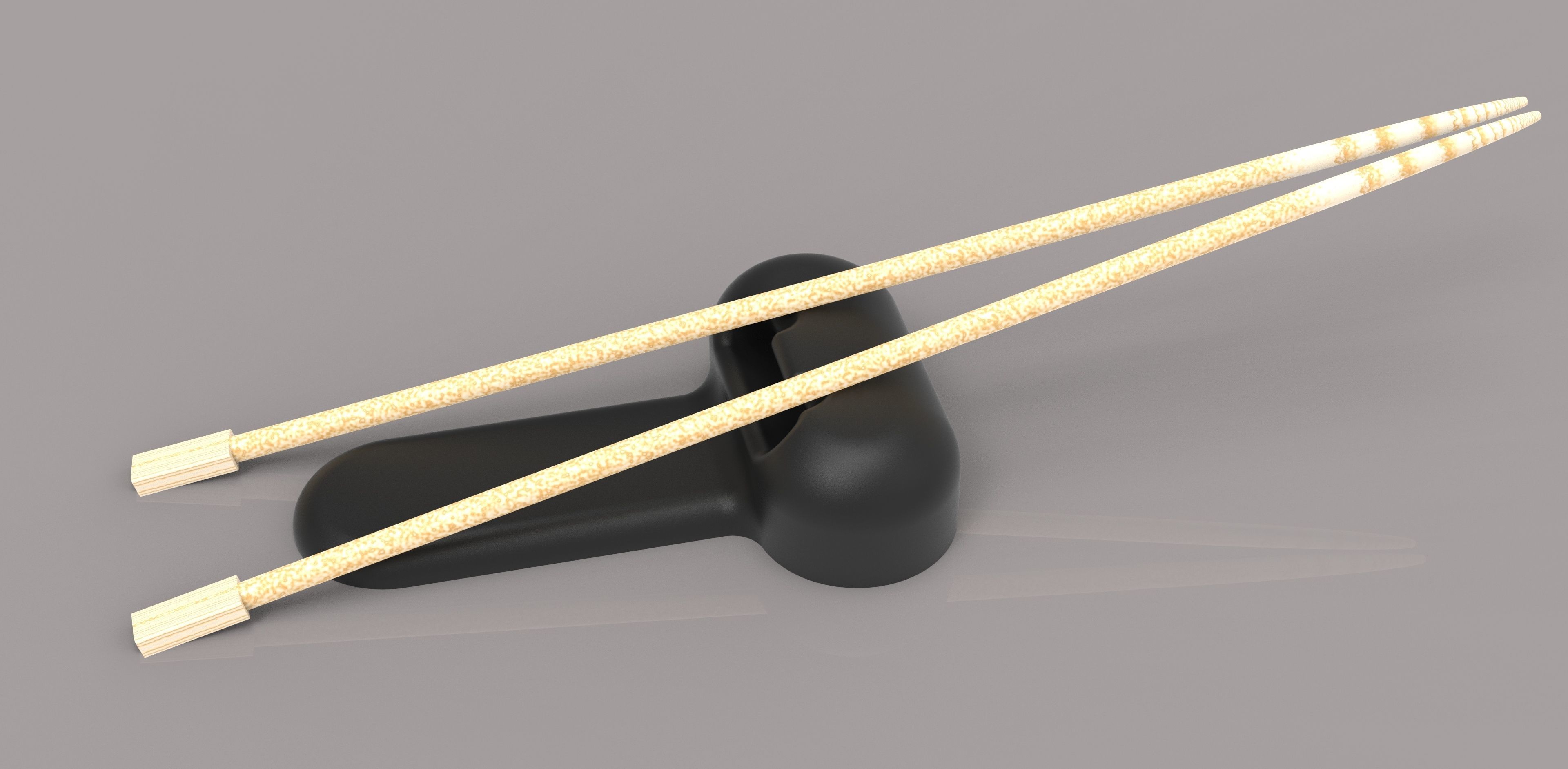 chopstick stand 3D print model_5