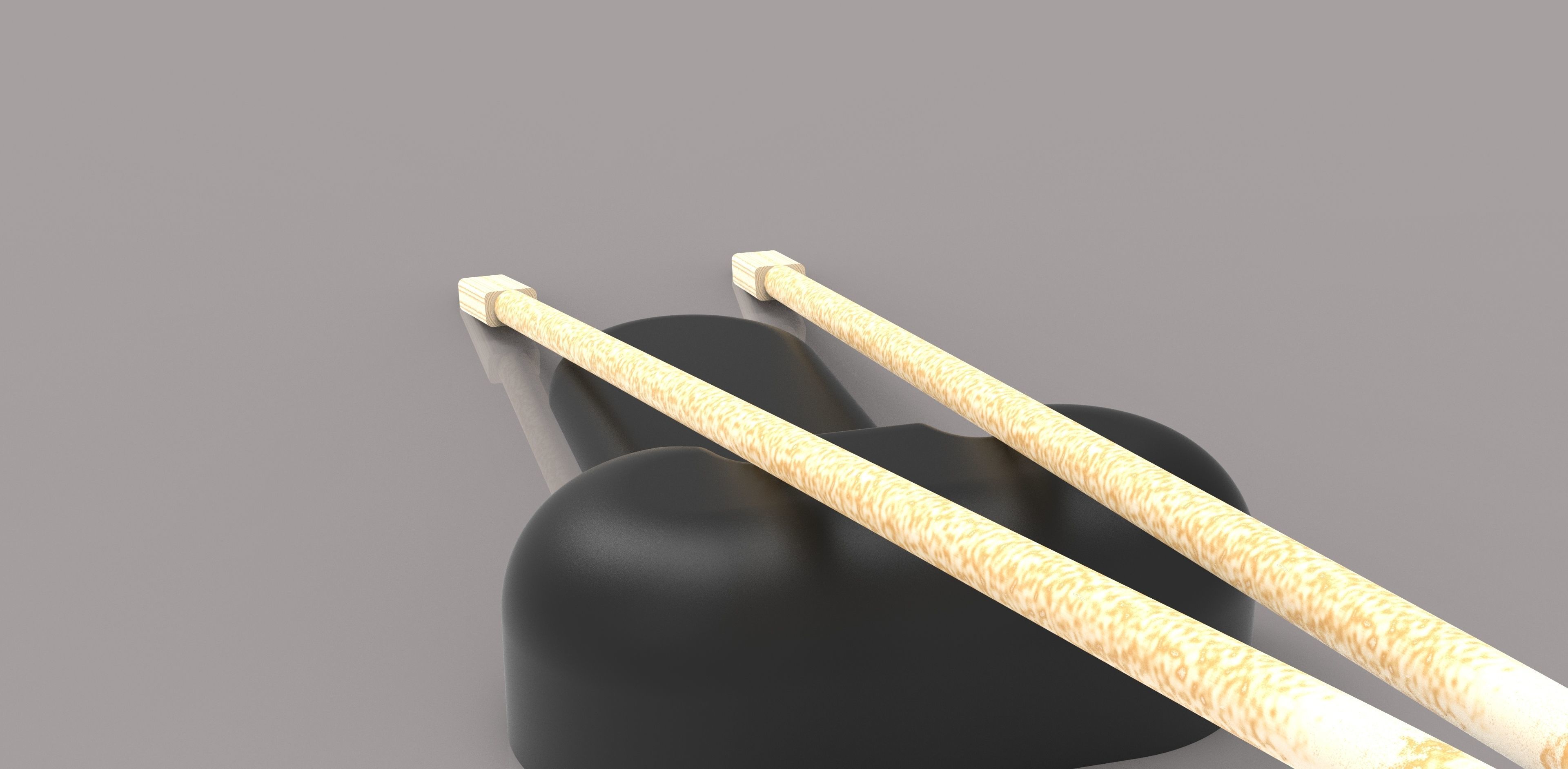 chopstick stand 3D print model_8