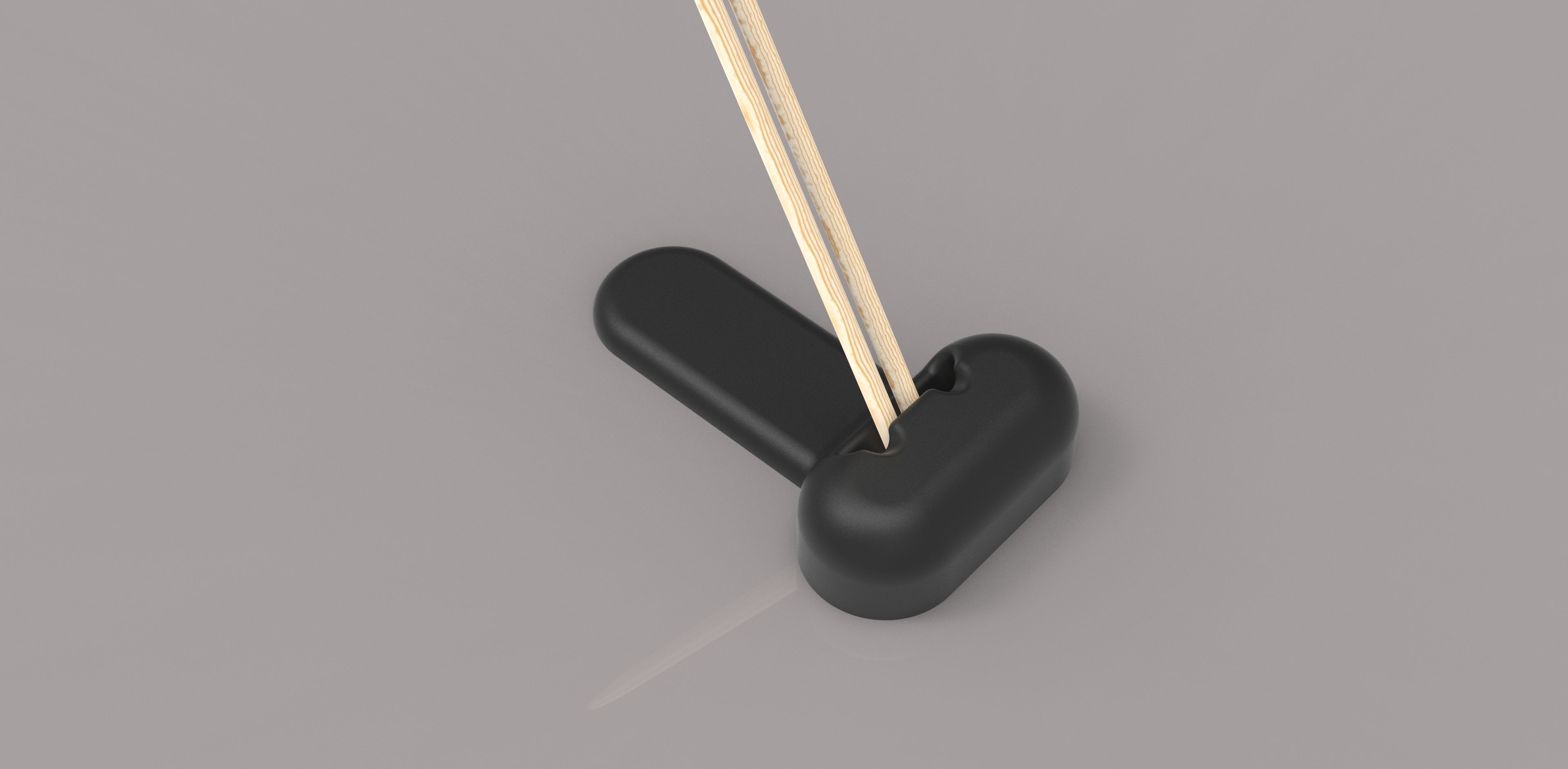 chopstick stand 3D print model_2
