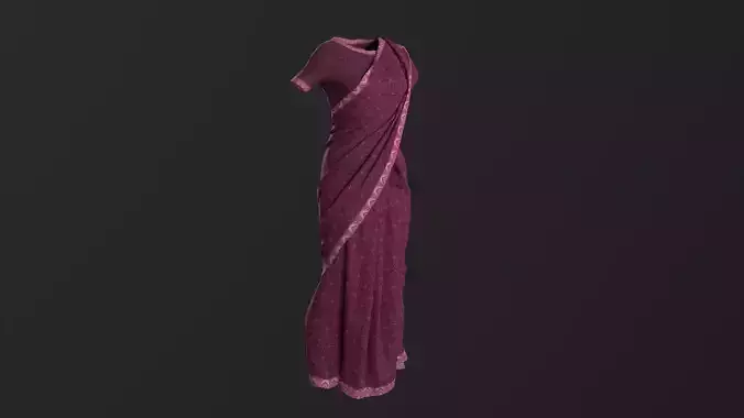 Traditional Cloth Saree for Games