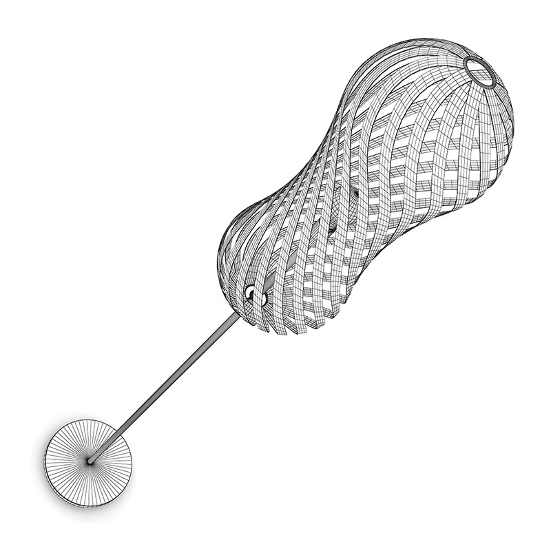 Standing Lamp 3D model_3