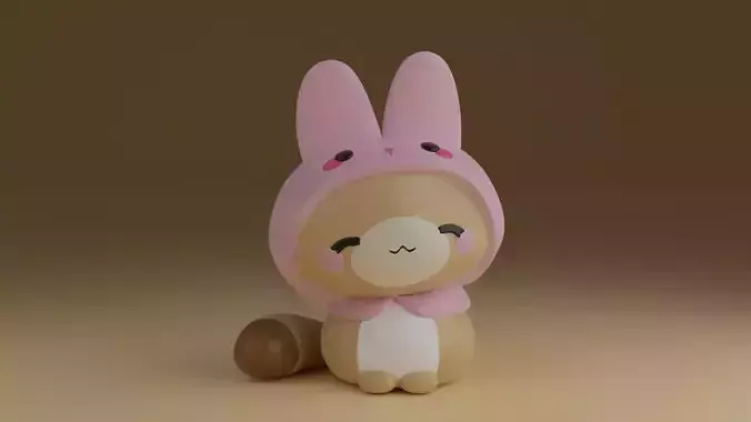 kitty 3D print model
